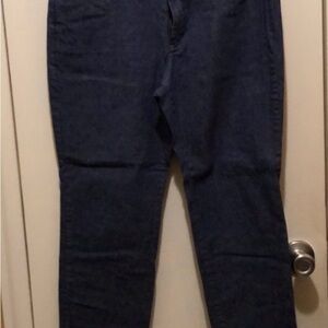 Old Navy Women's Dark Blue Capris - Straight Fit